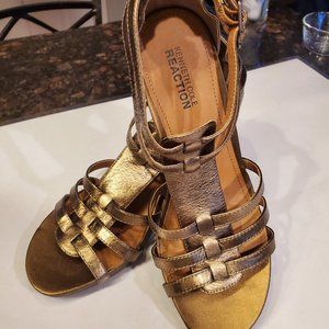 Kenneth Cole Reaction sandals - bronze - size 7